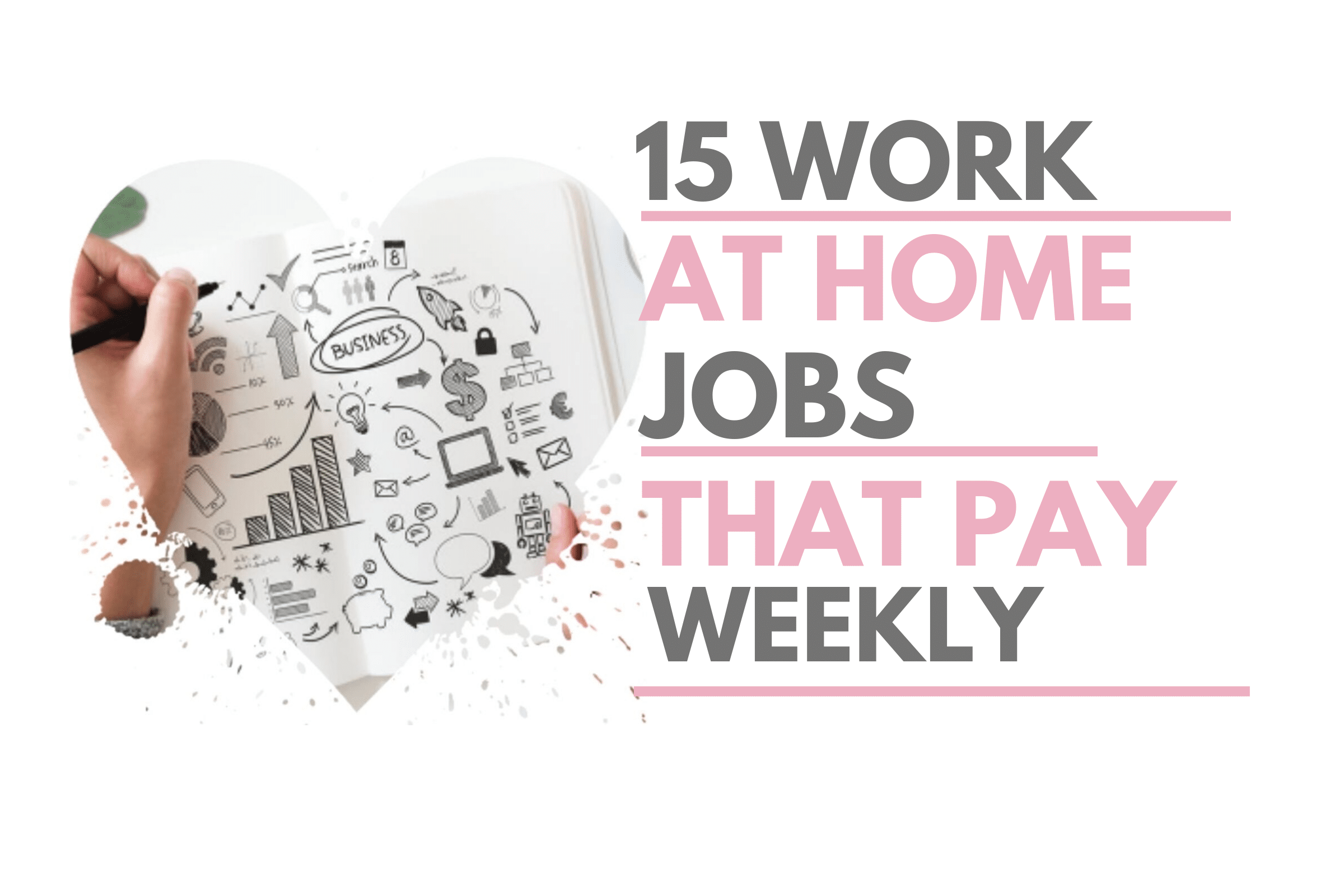 15 work at home jobs that pay weekly