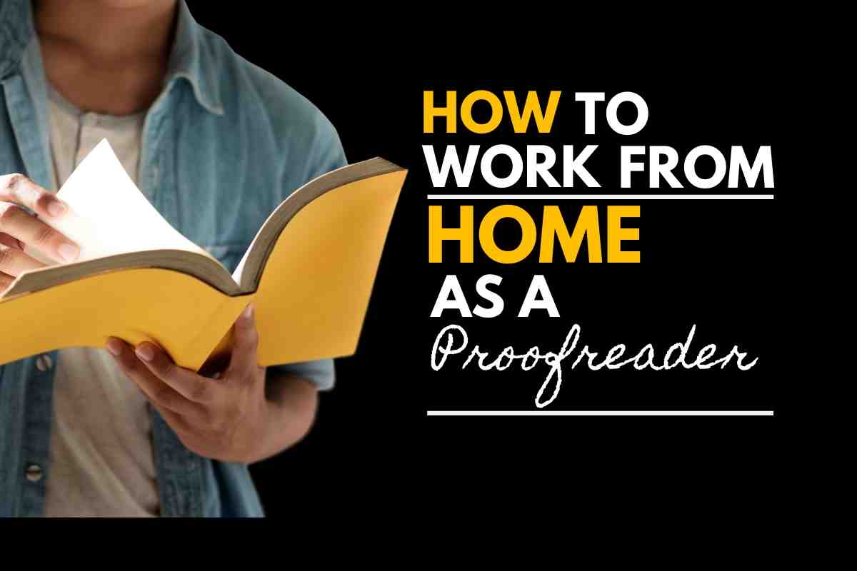 how to work from home as a proofreader